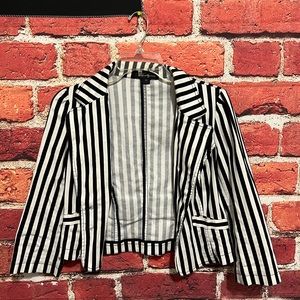 F21 striped blazer